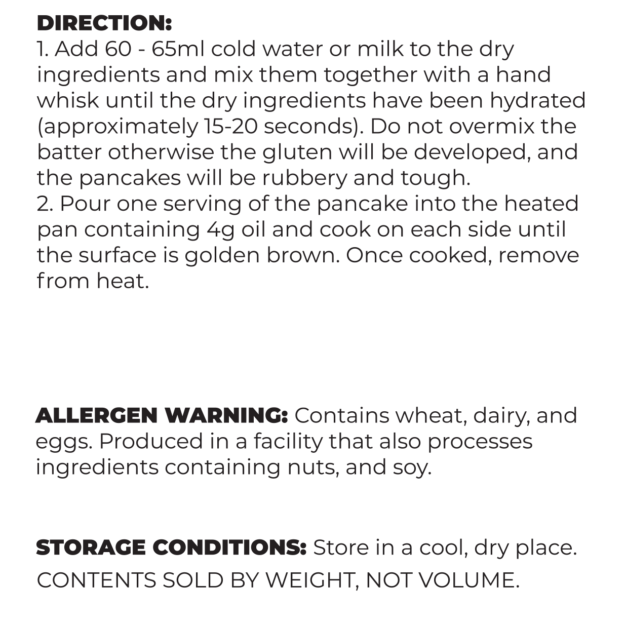 High Protein Pancake