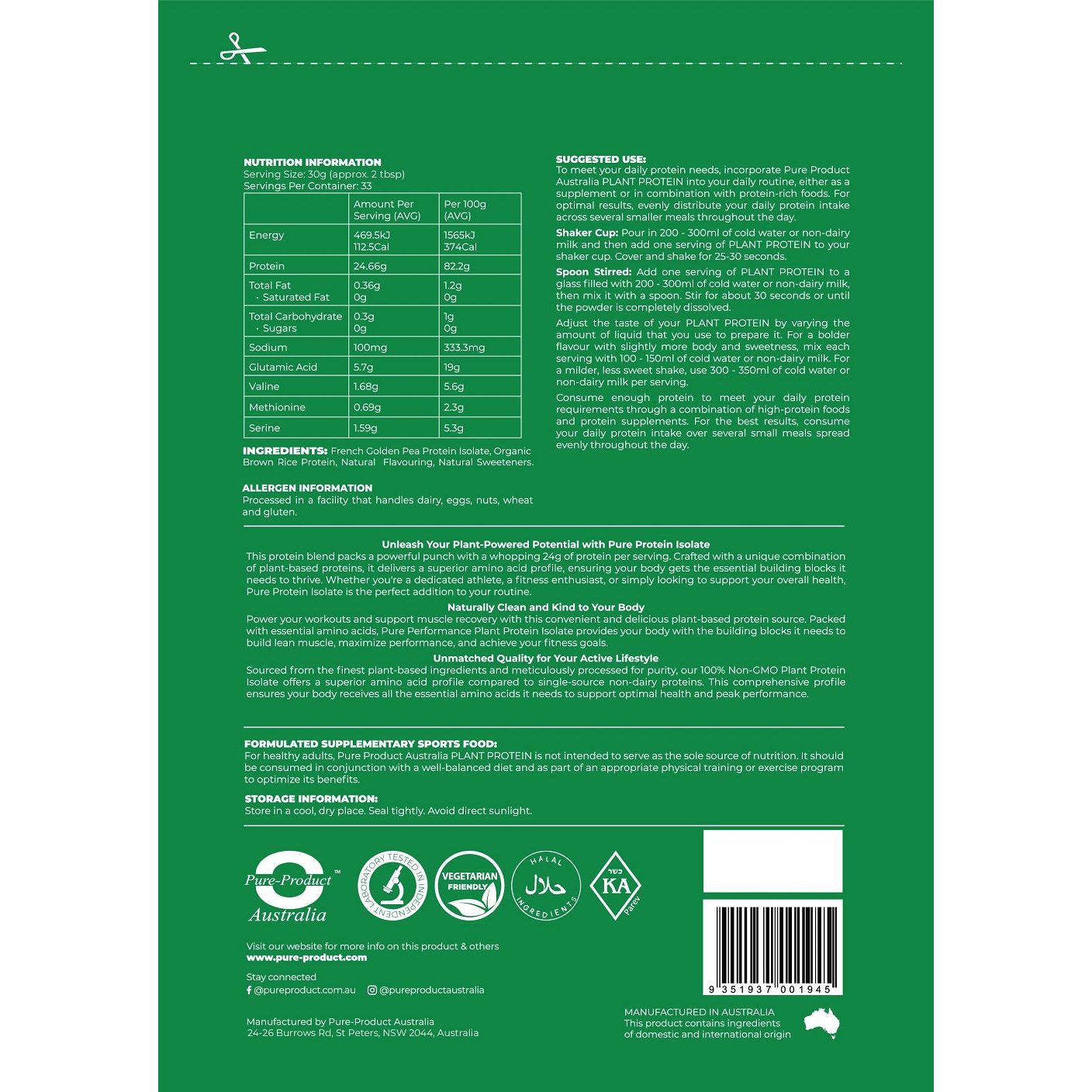 Plant Protein Isolate