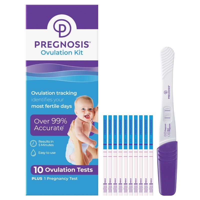 Pregnosis Ovulation Test Kit - 10 Tests for Accurate Fertility Tracking