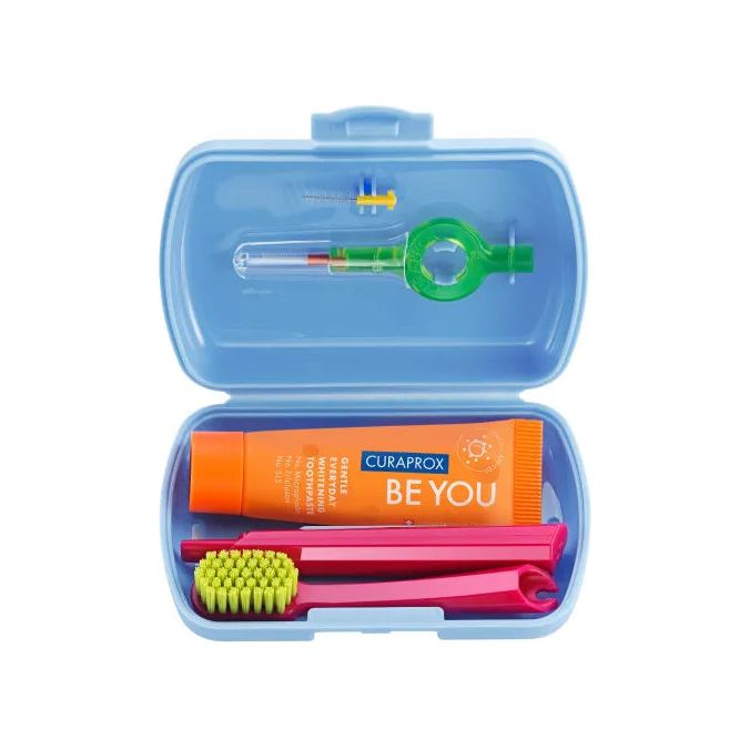 Travel set. Blue