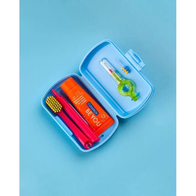 Travel set. Blue