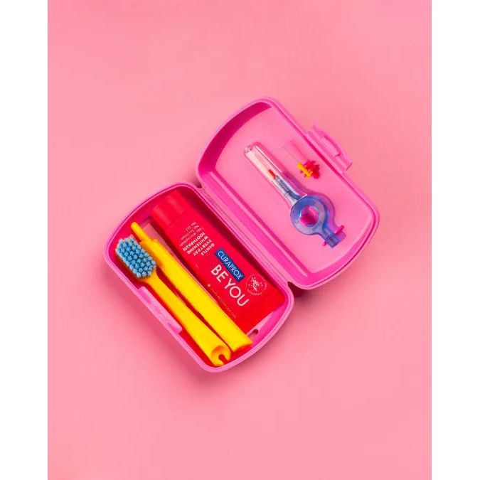 Travel set. Pink