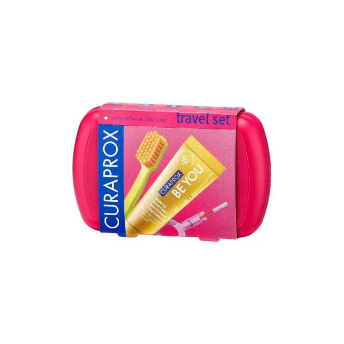 Travel set. Red