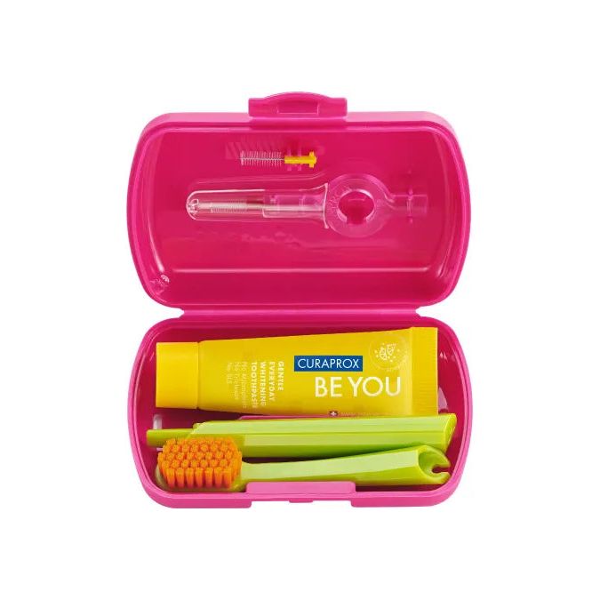 Travel set. Red
